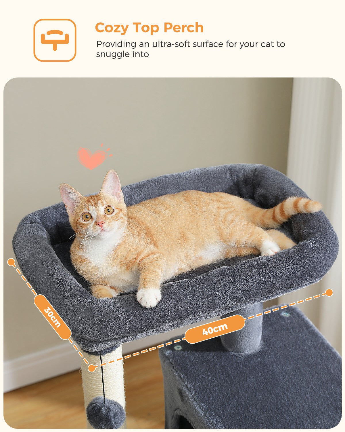 PAWZ Road Cat Tree Tower Scratching Post Scratcher Cat Condo House Bed Furniture