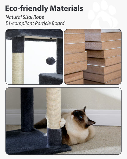 PAWZ Road Cat Tree Tower Scratching Post Scratcher Cat Condo House Bed Furniture