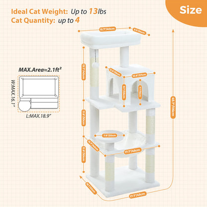 PAWZ Road Cat Tree Tower Scratching Post Scratcher Cat Condo House Bed Furniture