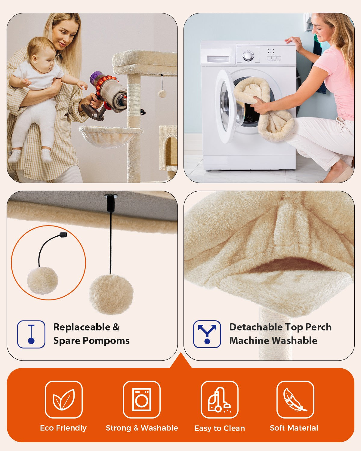 PAWZ Road Cat Tree Tower Scratching Post Scratcher Cat Condo House Bed Furniture