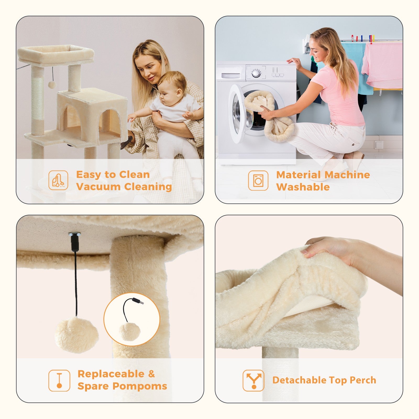 PAWZ Road Cat Tree Tower Scratching Post Scratcher Cat Condo House Bed Furniture