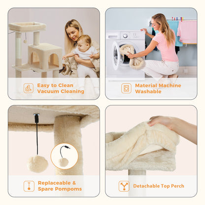 PAWZ Road Cat Tree Tower Scratching Post Scratcher Cat Condo House Bed Furniture