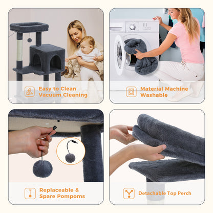 PAWZ Road Cat Tree Tower Scratching Post Scratcher Cat Condo House Bed Furniture