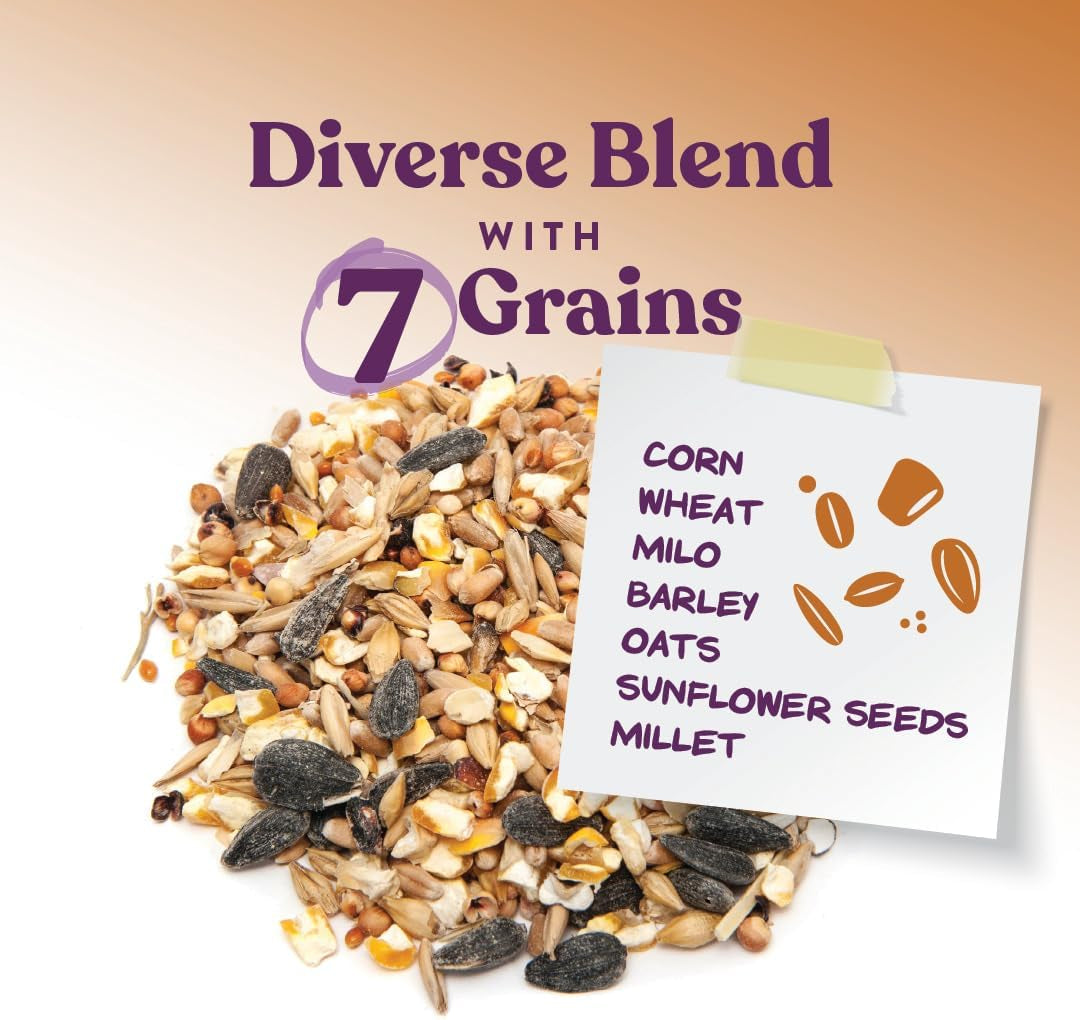 7-Grain Ultimate Chicken Scratch | Scratch Grain Treat for Chickens and Other Birds | Non-Gmo Natural Ingredients | 10 Pounds