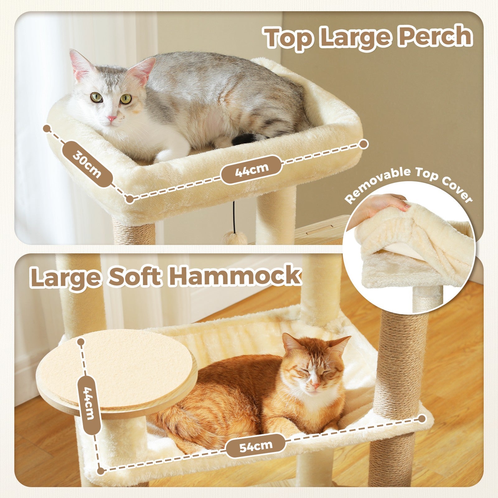 PAWZ Road Cat Tree Tower Scratching Post Scratcher Cat Condo House Bed Furniture