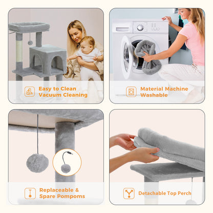 PAWZ Road Cat Tree Tower Scratching Post Scratcher Cat Condo House Bed Furniture