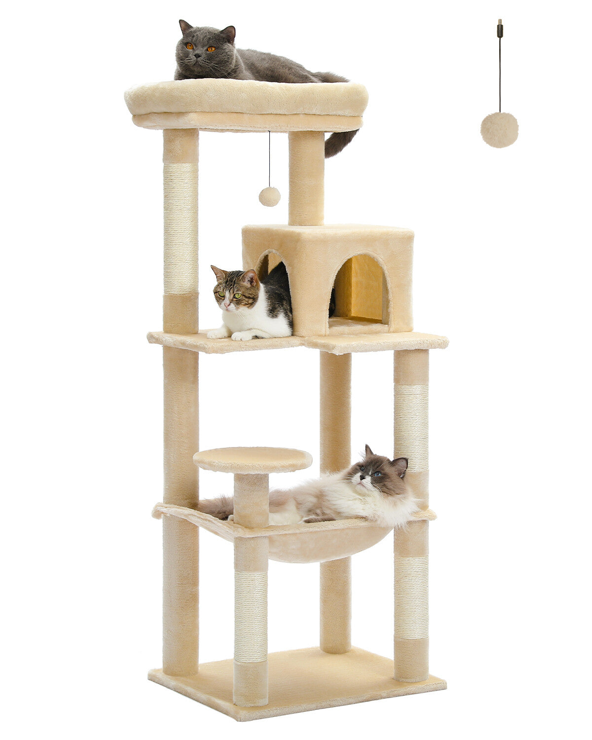 PAWZ Road Cat Tree Tower Scratching Post Scratcher Cat Condo House Bed Furniture