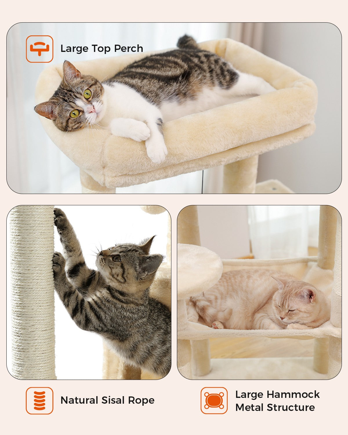 PAWZ Road Cat Tree Tower Scratching Post Scratcher Cat Condo House Bed Furniture