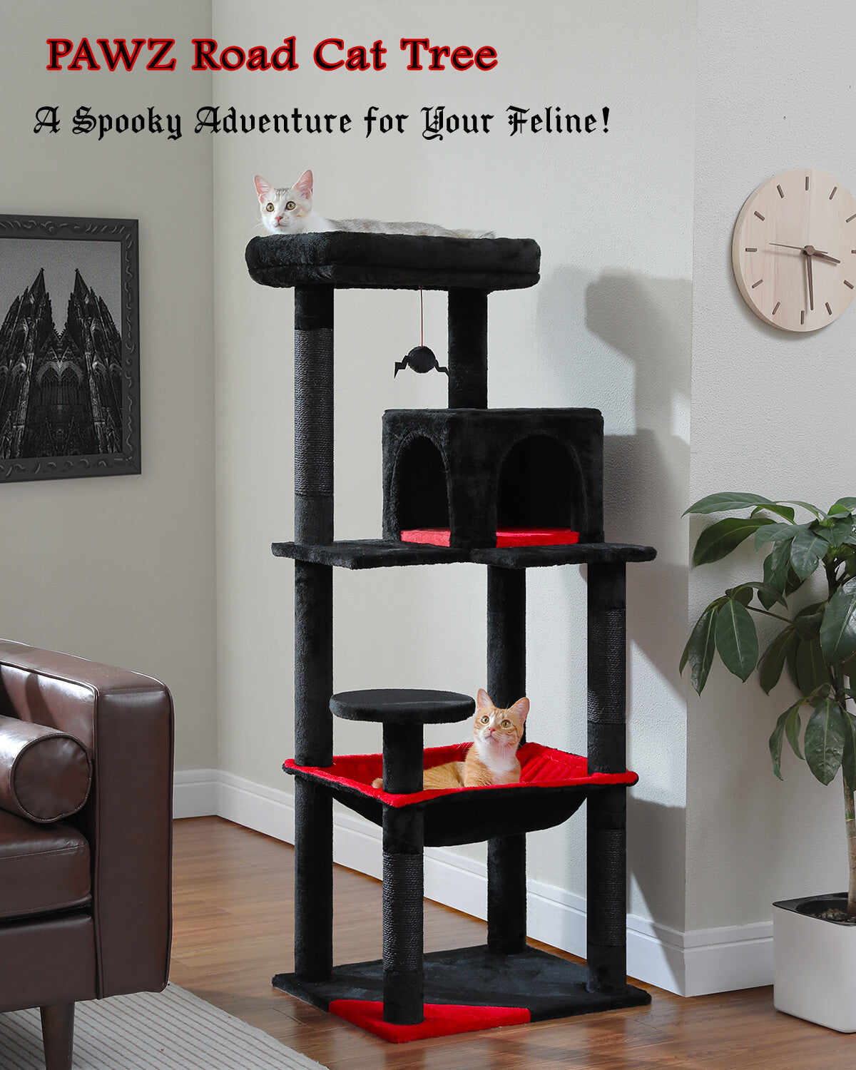 PAWZ Road Cat Tree Tower Scratching Post Scratcher Cat Condo House Bed Furniture