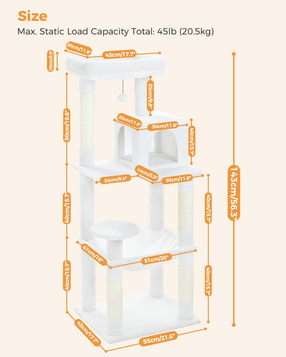 PAWZ Road Cat Tree Tower Scratching Post Scratcher Cat Condo House Bed Furniture