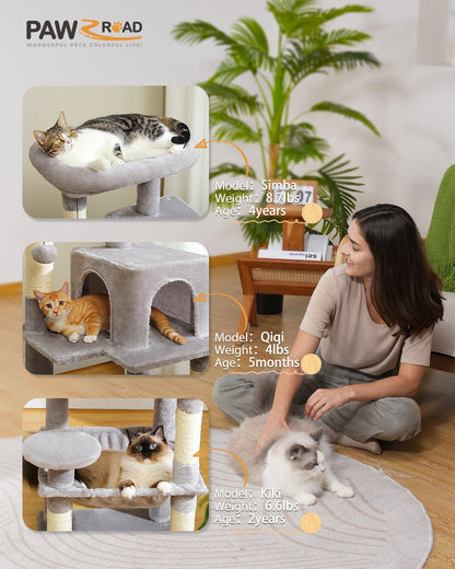 PAWZ Road Cat Tree Tower Scratching Post Scratcher Cat Condo House Bed Furniture