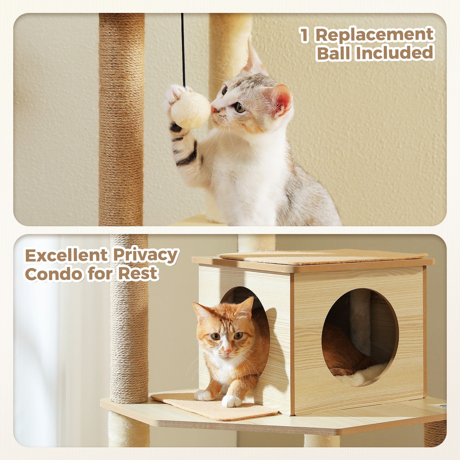PAWZ Road Cat Tree Tower Scratching Post Scratcher Cat Condo House Bed Furniture