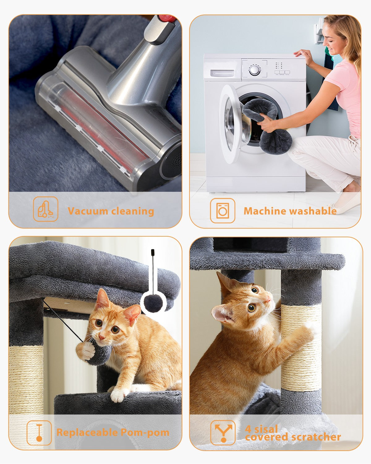 PAWZ Road Cat Tree Tower Scratching Post Scratcher Cat Condo House Bed Furniture