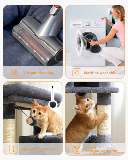 PAWZ Road Cat Tree Tower Scratching Post Scratcher Cat Condo House Bed Furniture