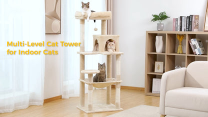 PAWZ Road Cat Tree Tower Scratching Post Scratcher Cat Condo House Bed Furniture